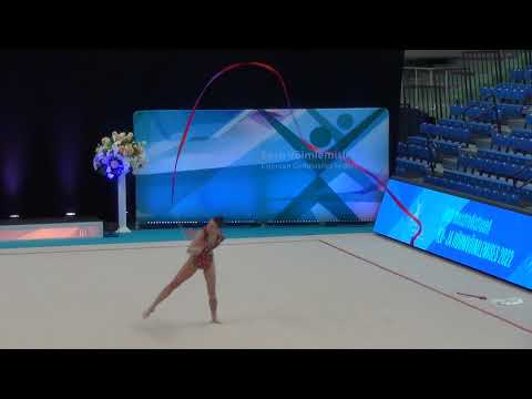 Adelina Beljaeva ribbon Senior Eesti MV 2022