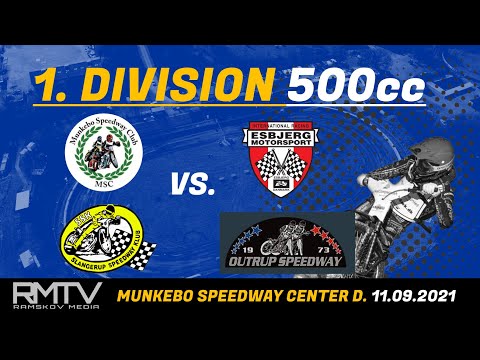 1. Division 500cc Munkebo Speedway Center 11. September - Slangerup - Esbjerg - Munkebo - Outrup.