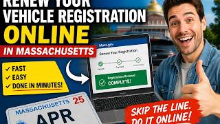 How to renew your vehicle registration online in Massachusetts
