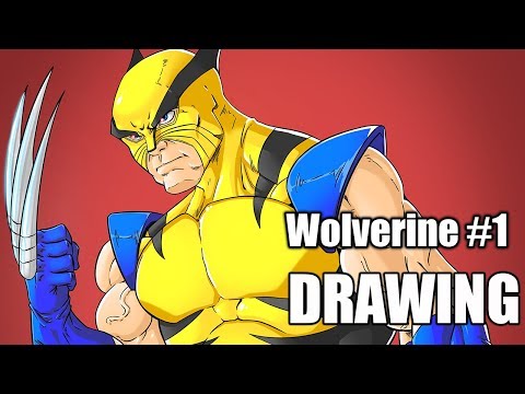 Drawing Wolverine (The Incredible Hulk 181) (First Apearance Version) - Ipad Pro Procreate