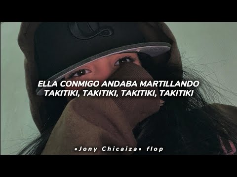 ella conmigo andaba martillando (Letra/Lyrics)