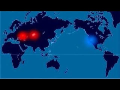 Time Lapse Map of 2053 Nuclear Explosions Since 1945 Aerospace Engineering Documentary