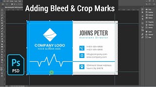 ✅ How to Add Bleed and Crop Marks/Trim Marks in Adobe Photoshop CC