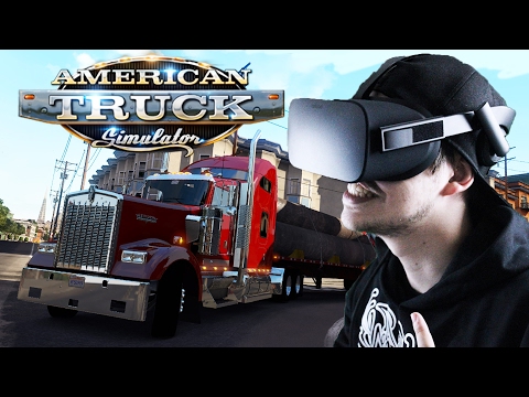 AMERICAN TRUCK SIMULATOR -  OCULUS RIFT - ME DERAM UM CAMINHAO SEM FREIO!!!