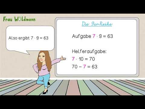 Einmaleins mit der 9 - Lernvideo für Kinder