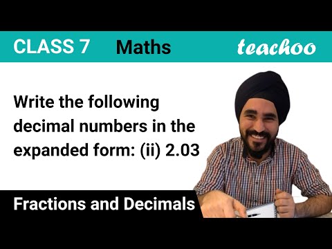 Write in expanded form (ii) 2.03 - Teachoo