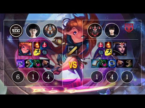 EDG Scout Zoe vs SB Punch LeBlanc Mid - KR Patch 10.12