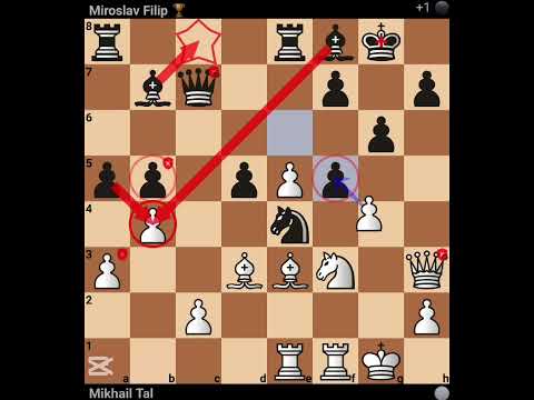 🔥 Tal Crushed?! | Mikhail Tal vs Miroslav Filip | Curacao Candidates 1962, Sicilian Defense