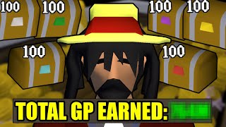 Opening 100 caskets of EVERY clue tier in OSRS (SO MUCH LOOT!)