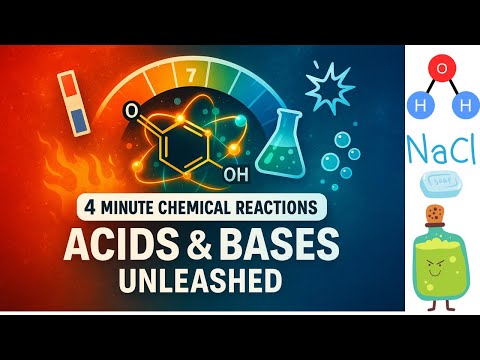 🌡️💧Acids & Bases Unleashed: Electron Wars in 4 Minutes! ⚡🧪