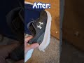 Magically restore tennis shoes to "like-new" appearance. #shoerestoration