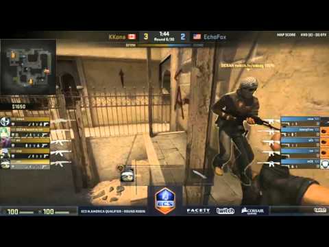 KKona vs Echo Fox map 1 mirage ECS Season 1 Qualifier