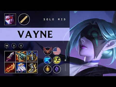 Vayne Mid vs Galio - NA Grandmaster Patch 25.24
