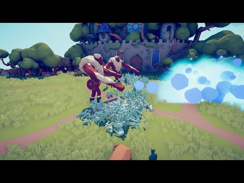 Ice Giant vs Zombie. Can ice giant freezes zombies?Let's see -TABS-Totally Accurate Battle Simulator