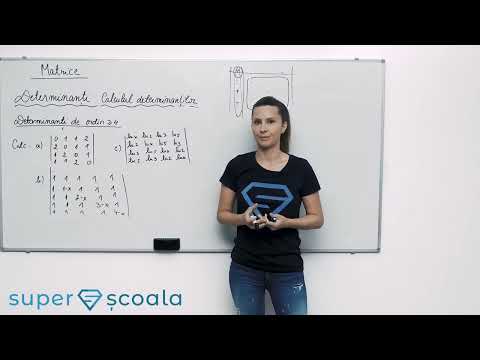 Clasa a XI-a - Determinanți de ordin mai mare sau egal cu 4