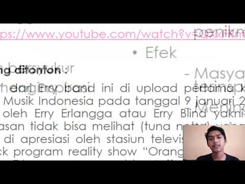 Apresiasi dan Analisis video musik lagu "Mata Hati" dari Erry Blind