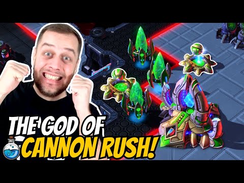Cannon Rush beats one of the BEST TERRAN in the world! | Cannon Rush in Grandmaster #100 StarCraft 2