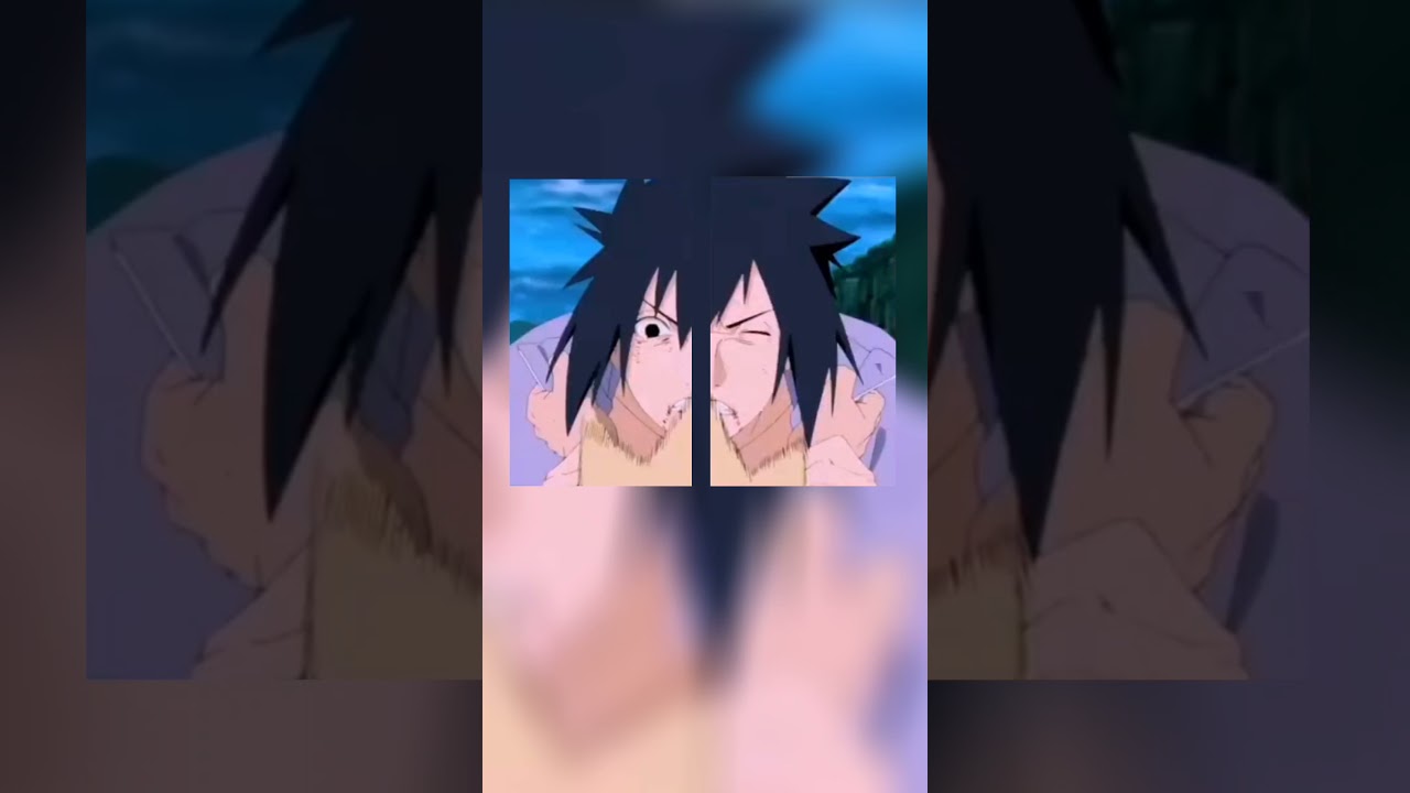 「Naruto vs Sasuke, paired wallpapers for phones」