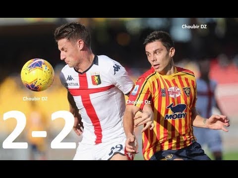 Lecce Vs Genoa 2-2 Serie A 08/12/2019