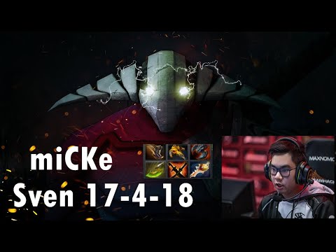 miCKe SVEN: Rapier + megacreeps comeback (Liquid vs Quincy Crew) - Pro Dota 2 gameplay