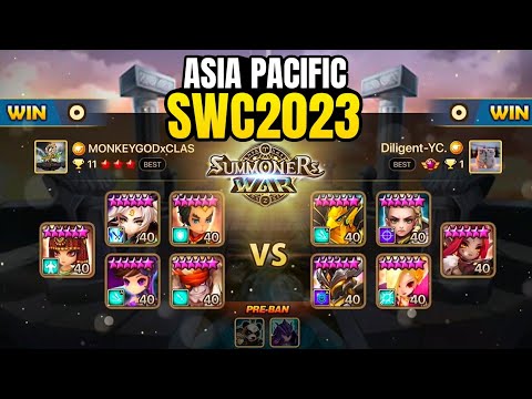 DILIGENT-YC vs MONKEYGXCLAS | SWC2023 ASIA-PACIFIC CUP - Summoners War