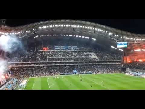 Marseille ultras pyroshow vs OGC Nice