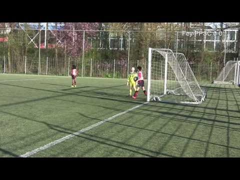 1ste helft Feijenoord AV F5 - PPSC F1 Bekerwedstrijd 2 april