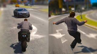 GTA IV - Brutal Motorcycle Crashes & Ragdolls Vol.36 [Euphoria Physics]