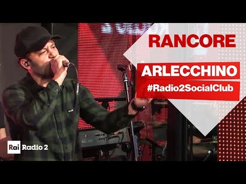 Rancore a Radio2 Social Club - ARLECCHINO live