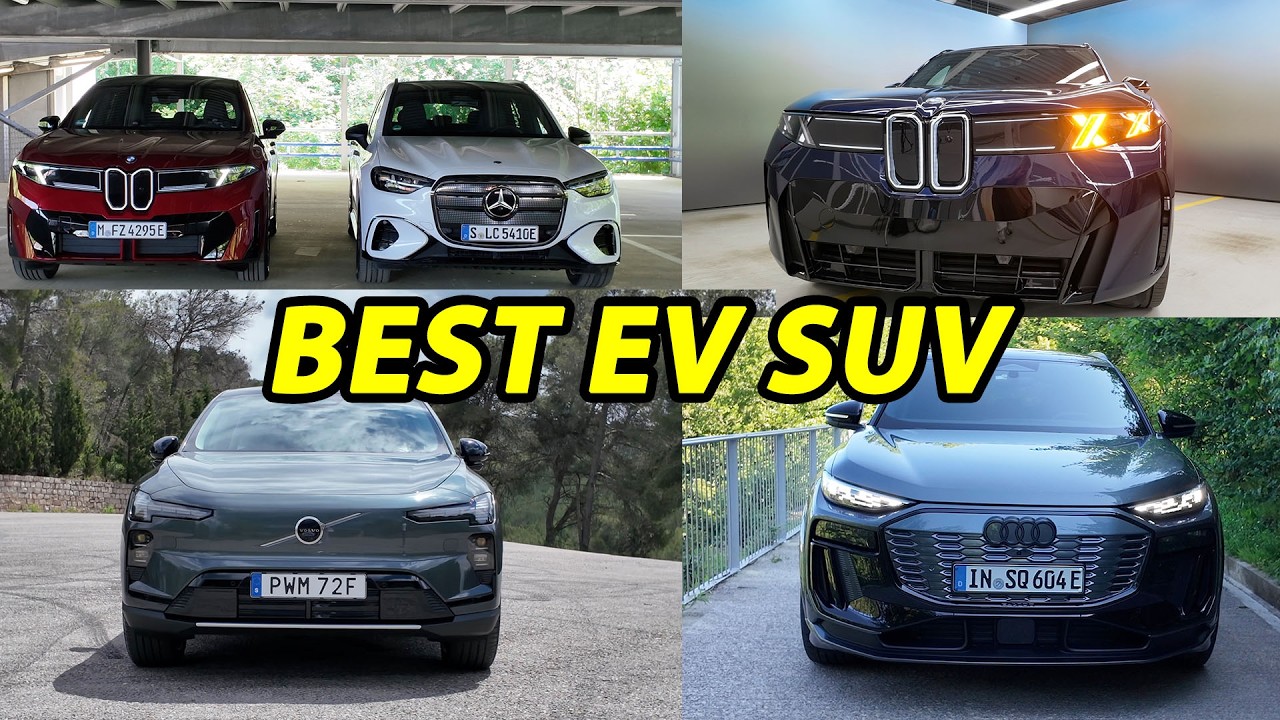 Best EV SUV comparison BMW iX3 vs Mercedes GLC vs Volvo EX60 vs Audi Q6 vs BMW iX5