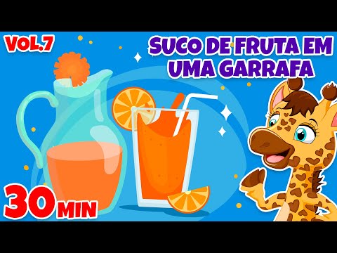 Suco de Fruta Em Uma Garrafa Vol. 7 - Giramille 30 min | Desenho Animado Musical