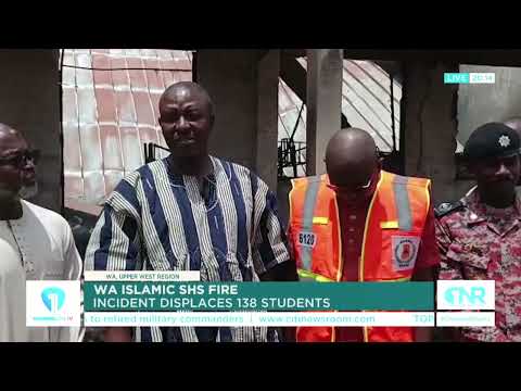 Fire Guts Wa Islamic SHS Girls’ Dormitory, Over 100 Students Displaced