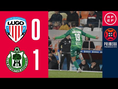 Resumen #PrimeraFederación | CD Lugo 0-1 CD Arenteiro | Jornada 14, Grupo 1