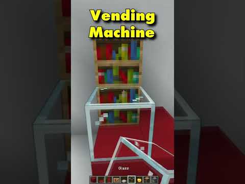 REDSTONE VENDING MACHINE?! (NO MODS) | Minecraft Redstone Build Hacks ⛏ 😄 #shorts