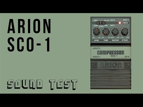 Arion SCO-1 Stereo Compressor 1980's Vintage Comp Converted to 9vDC Spec image 9