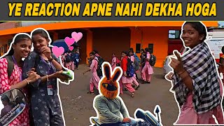 Cute Girl Reaction In Pen | Bunny Helmate Reaction In Pen | Aisa #reaction Apne Nahi Dekha Hoga👻