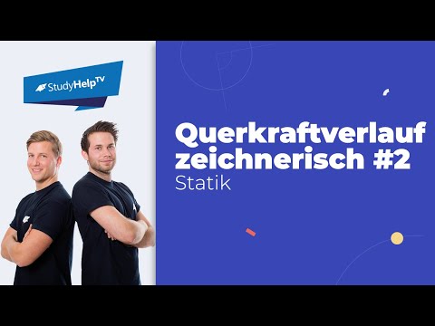 Querkraftverlauf zeichnerisch bestimmen #2 [Technische Mechanik] |StudyHelp