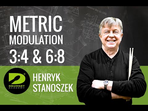 Henyk Stanoszek- Metric Modulation 3:4 & 6:8-Drum Lessons