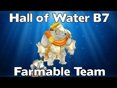 Summoners War - Hall of Water B7 Farmable Team