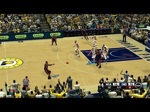 NBA 2K14 PC 2013 Roster │Heat vs Pacers│ 4th Quarter WILD FINISH HD  Gameplay