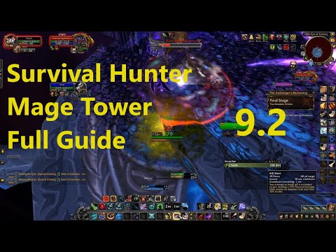 Survival Hunter Mage Tower Challenge Full Guide Archmage Xylem Closing the Eye | WoW Shadowlands 9.2