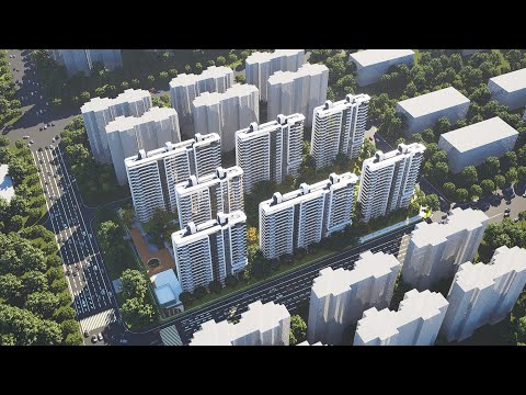 CGSOREAL -  Aerial View of Residence Area  Tutorial   9 of 1 Model organization and sync  D5 Render