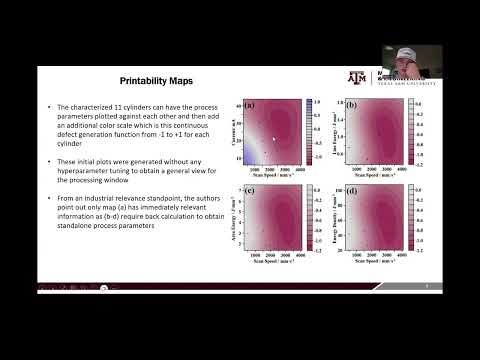 Eli Norris - Simple method to construct process maps for additive manufacturing using a SVM