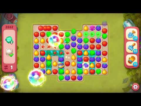 Gardenscapes 2882 Hard Level - 16 moves - NO BooSTERS