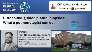 TAPS 2025 Ep 18- Ultrasound-guided pleural biopsies: What a pulmonologist can do!