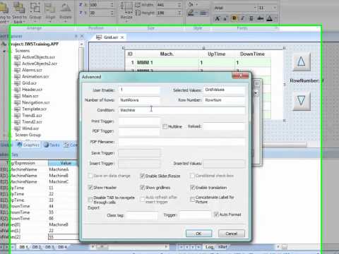Indusoft Training – Grid Object