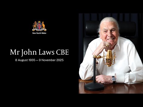 State Funeral for John Laws CBE