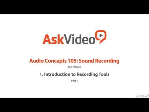 Sound Recording Course for Aud Video