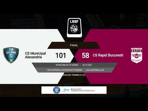 LNBF 2021-2022: CSM Alexandria - Rapid București
