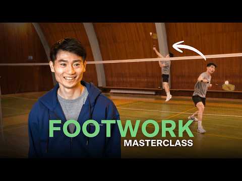 FOOTWORK MASTERCLASS - How To Get From The Net To The Back in Badminton